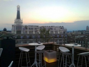 Club Argo terraza vistas hotel Te Veo en Madrid