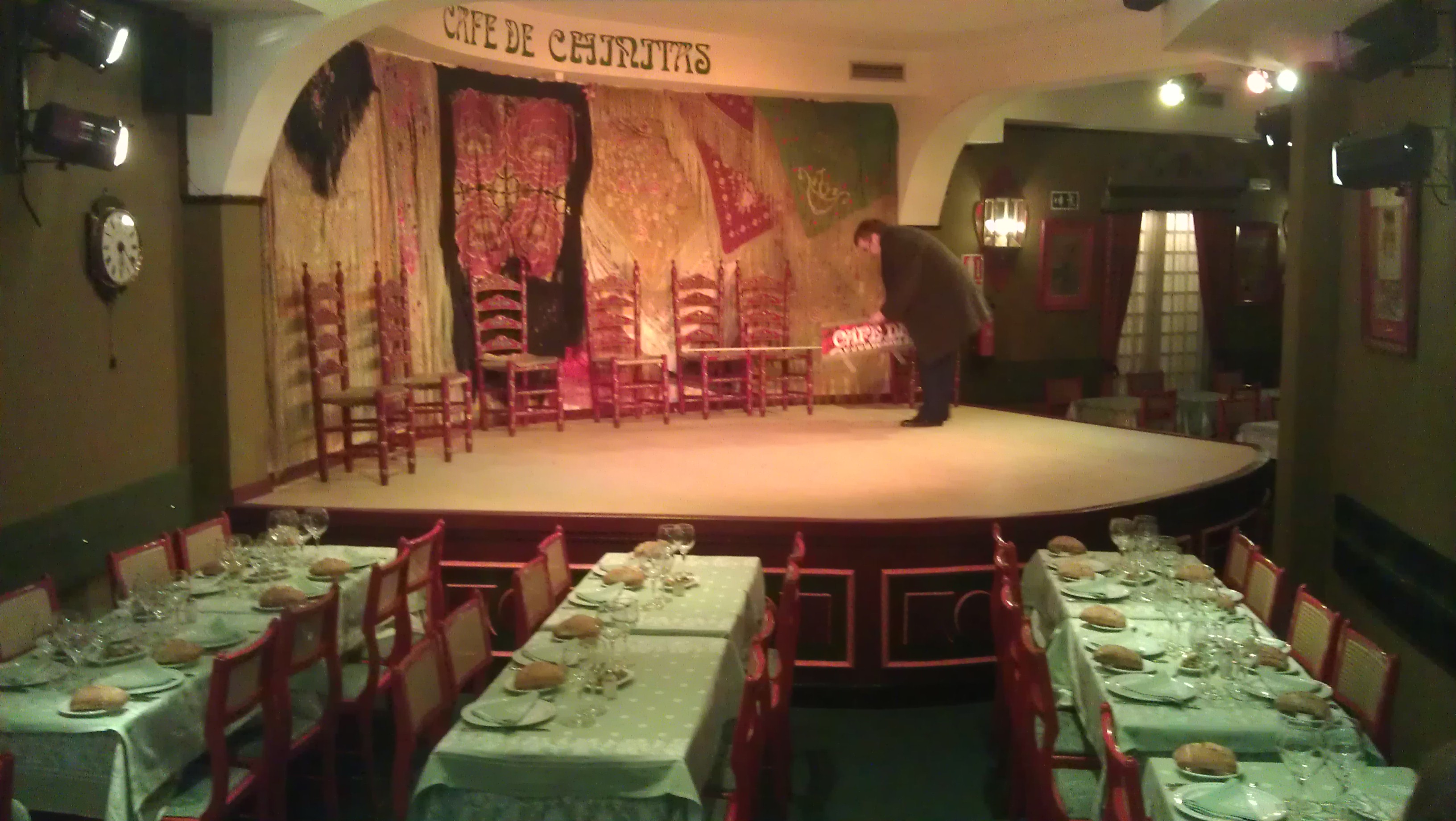 Cafe de Chinitas restaurante tablao flamenco te veo en madrid