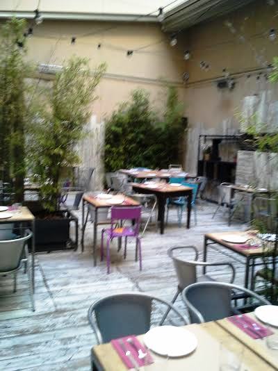 Restaurante Saporem  patio Te Veo en Madrid