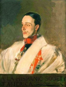 Joaquín Sorolla retrato de Alfonso XIII